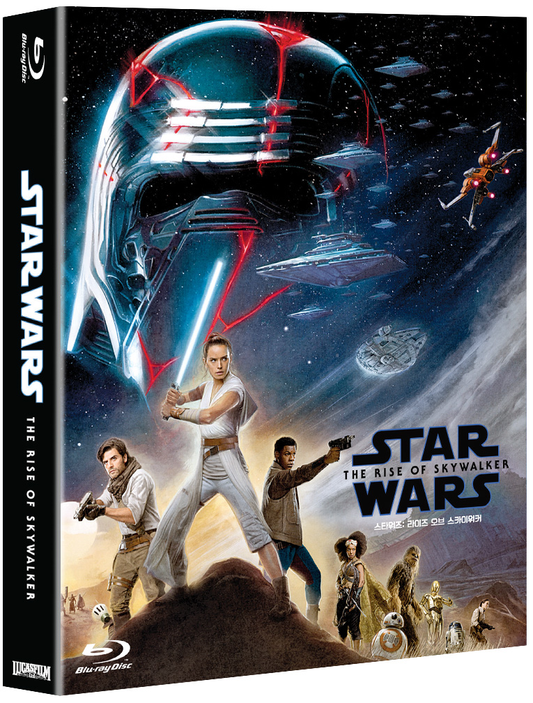 [Blu-ray] 스타워즈: 라이즈 오브 스카이워커 풀슬립 스틸북(2Disc: BD + Bonus Disc) 한정판
